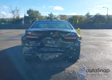 2024 BMW I5 Edrive40 из США, поврежденный, VIN WBY33FK01RCR33274